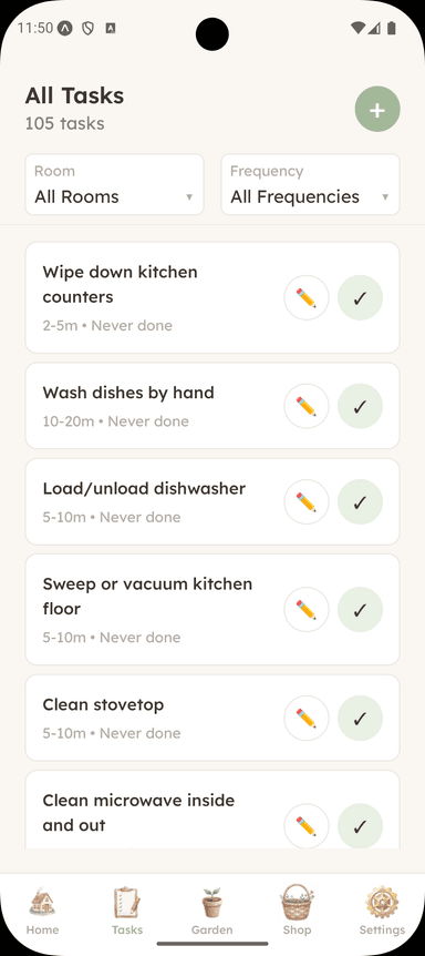 Task view